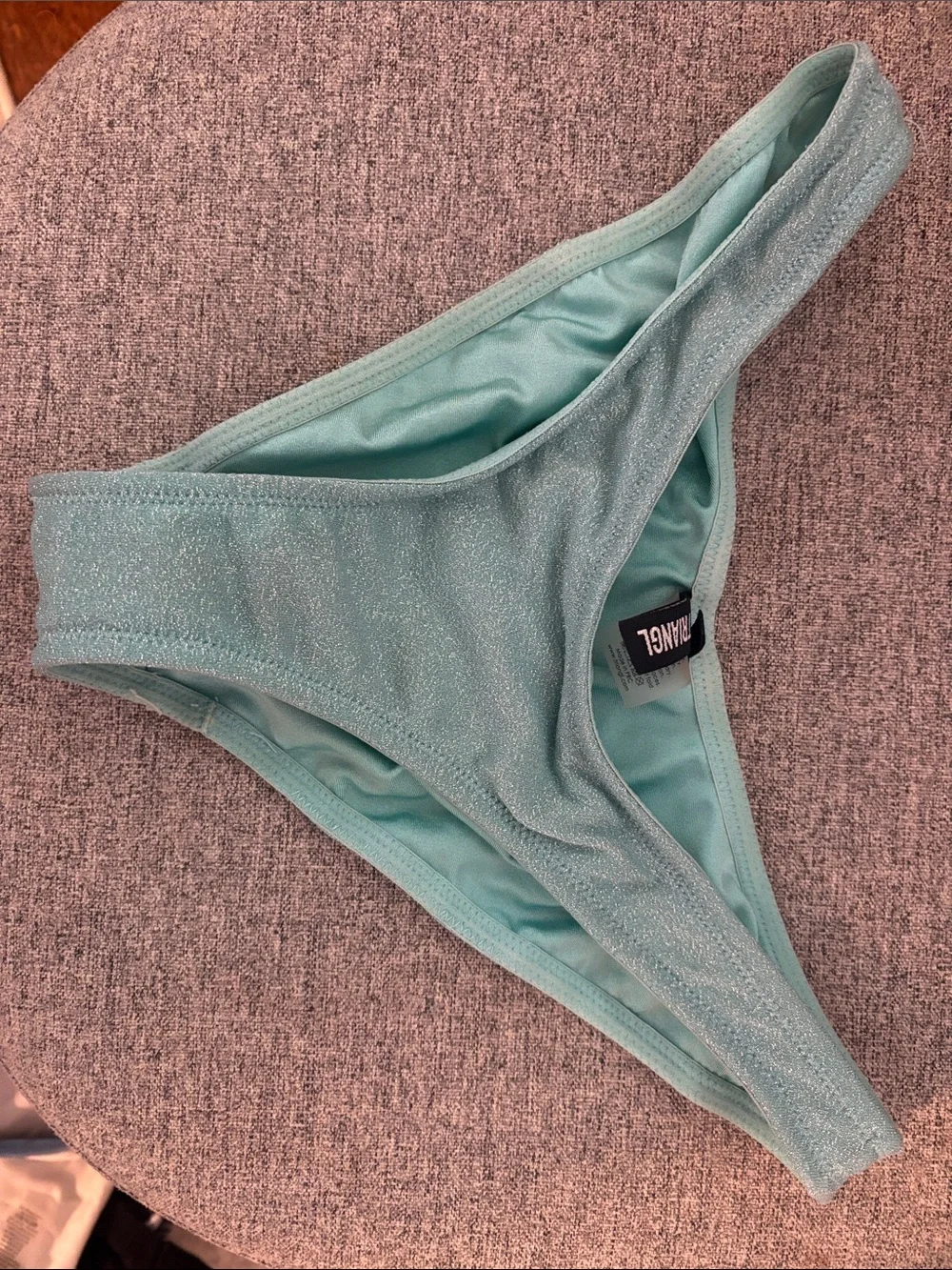 Triangl swimwear, sparkling turquoise bikini set